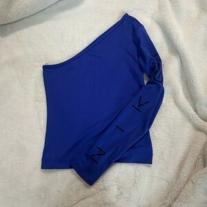 Nike Blue Asymmetrical Top